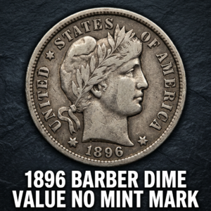 1896 Barber Dime Value with No Mint Mark What It's Really Worth Today