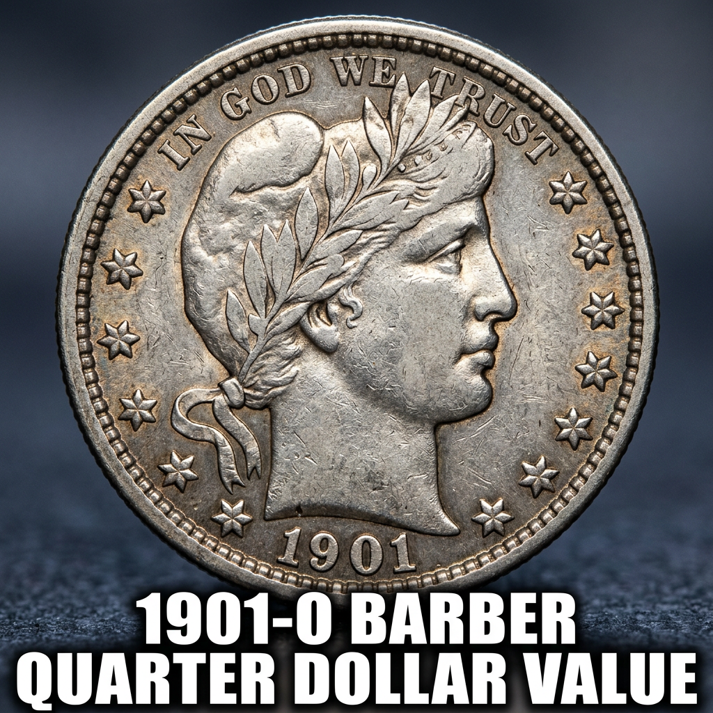 1901-O Barber Quarter Dollar Value and What Yours Might Be Worth Today