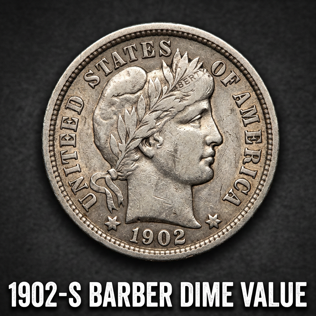 1902-S Barber Dime Value — What This San Francisco Rarity Is Really Worth