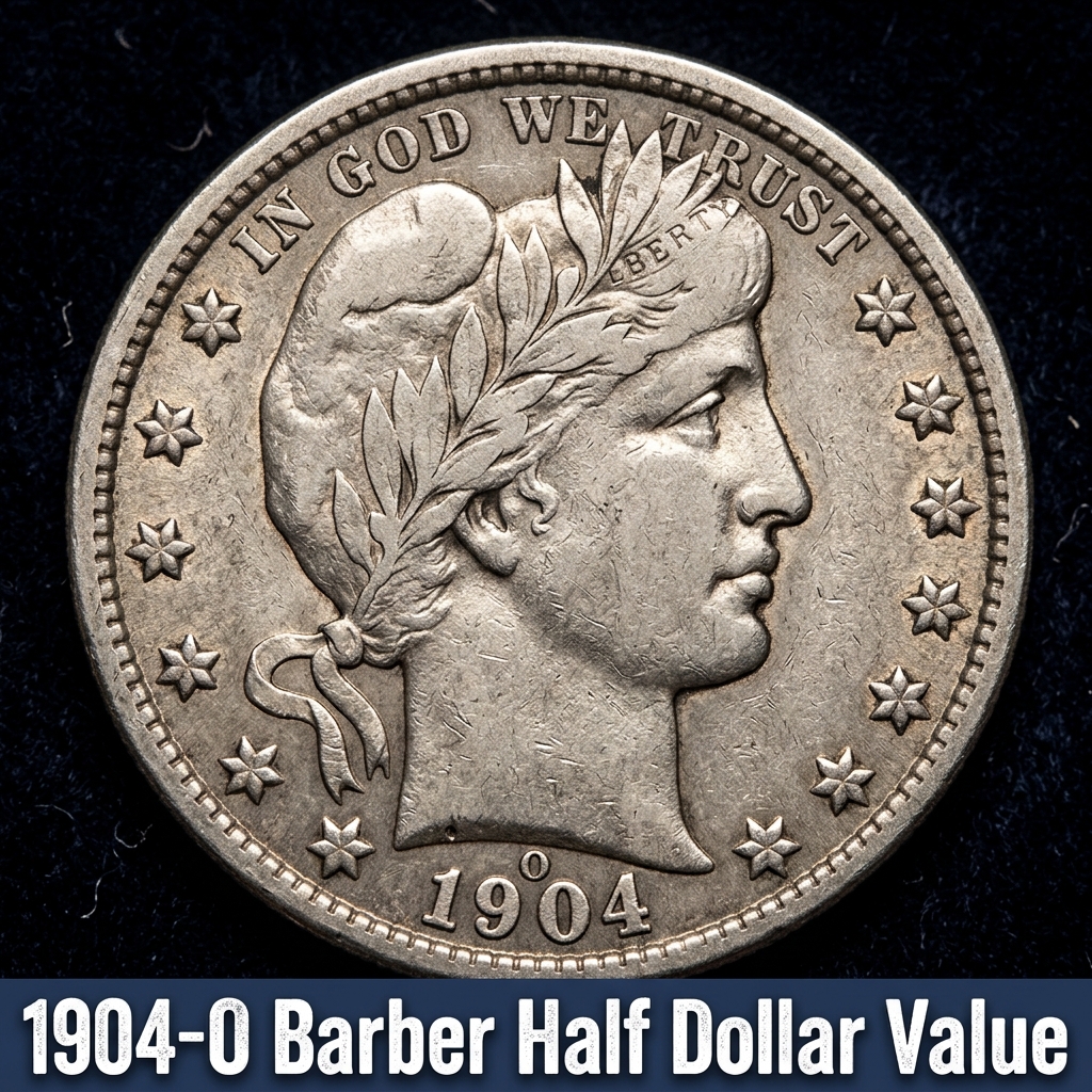 1904-O Barber Half Dollar Value and What Your Coin Is Worth Today