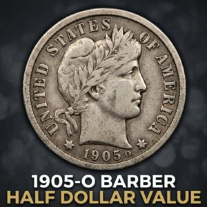 1905-O Barber Half Dollar Value and What It Could Be Worth Today