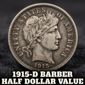 1915-D Barber Half Dollar Value and What Collectors Will Pay for It