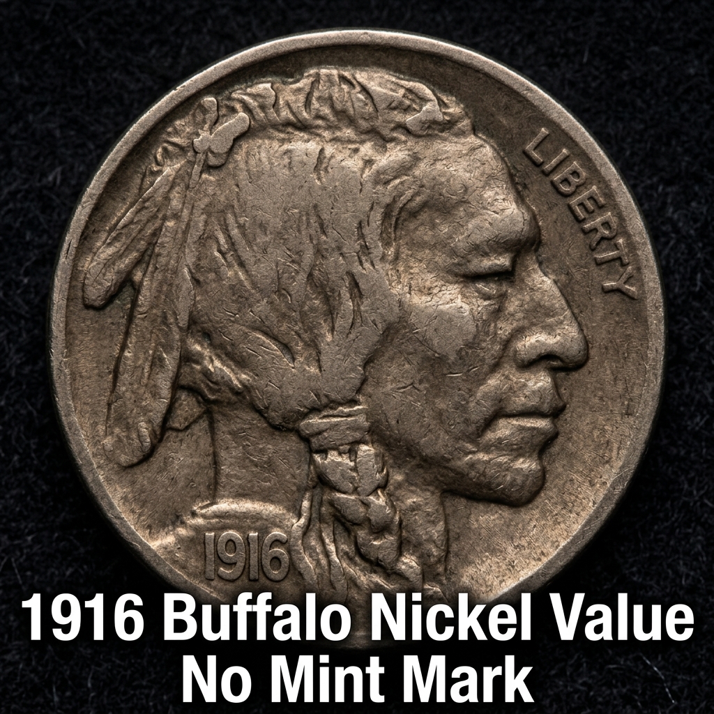 1916 Buffalo Nickel Value No Mint Mark What It's Worth and Why Collectors Love It
