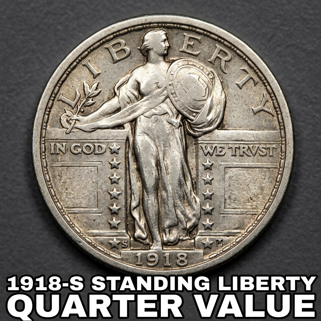 1918-S Standing Liberty Quarter Value What It's Really Worth Today
