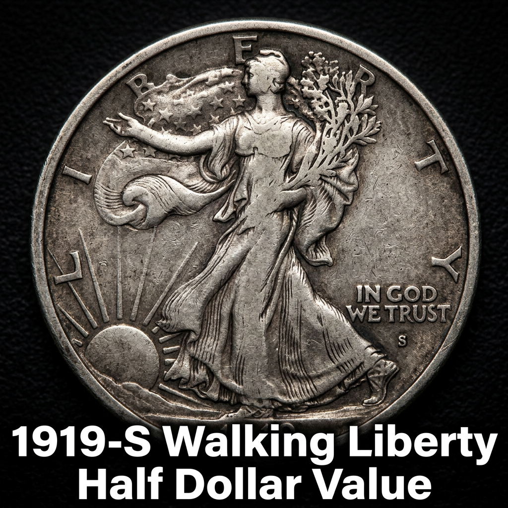 1919-S Walking Liberty Half Dollar Value and What It Could Be Worth Today
