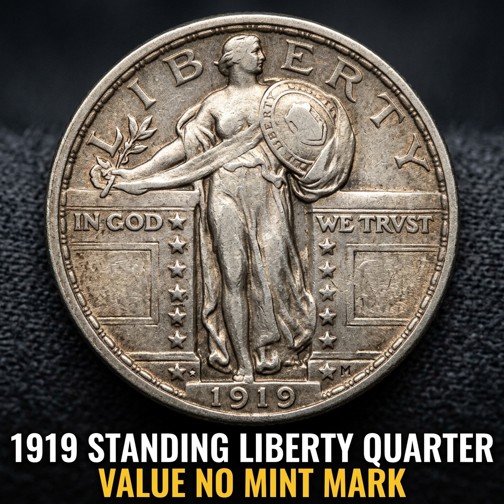 1919 Standing Liberty Quarter Value No Mint Mark What Is It Worth Today