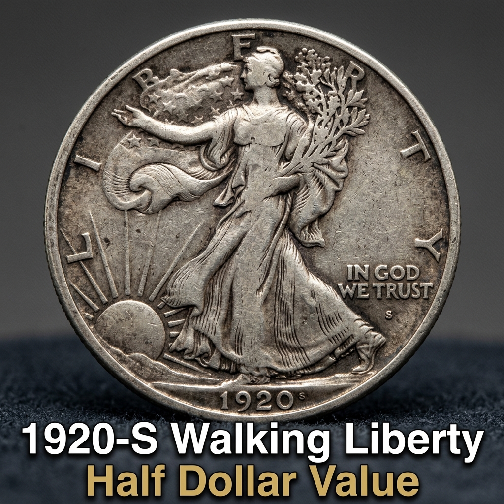 1920-S Walking Liberty Half Dollar Value What This San Francisco Coin Is Really Worth