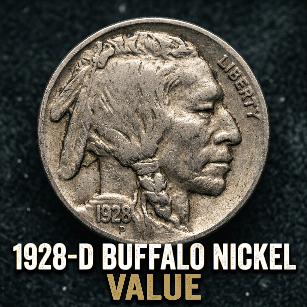 1928-D Buffalo Nickel Value What It's Worth and Why Collectors Care