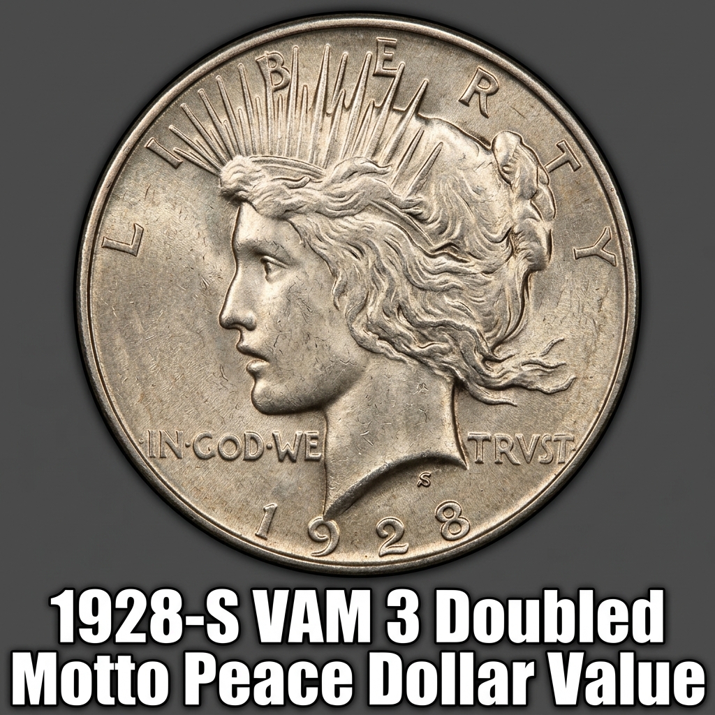 1928-S VAM 3 Doubled Motto Peace Dollar Value and What It Could Mean for Your Wallet