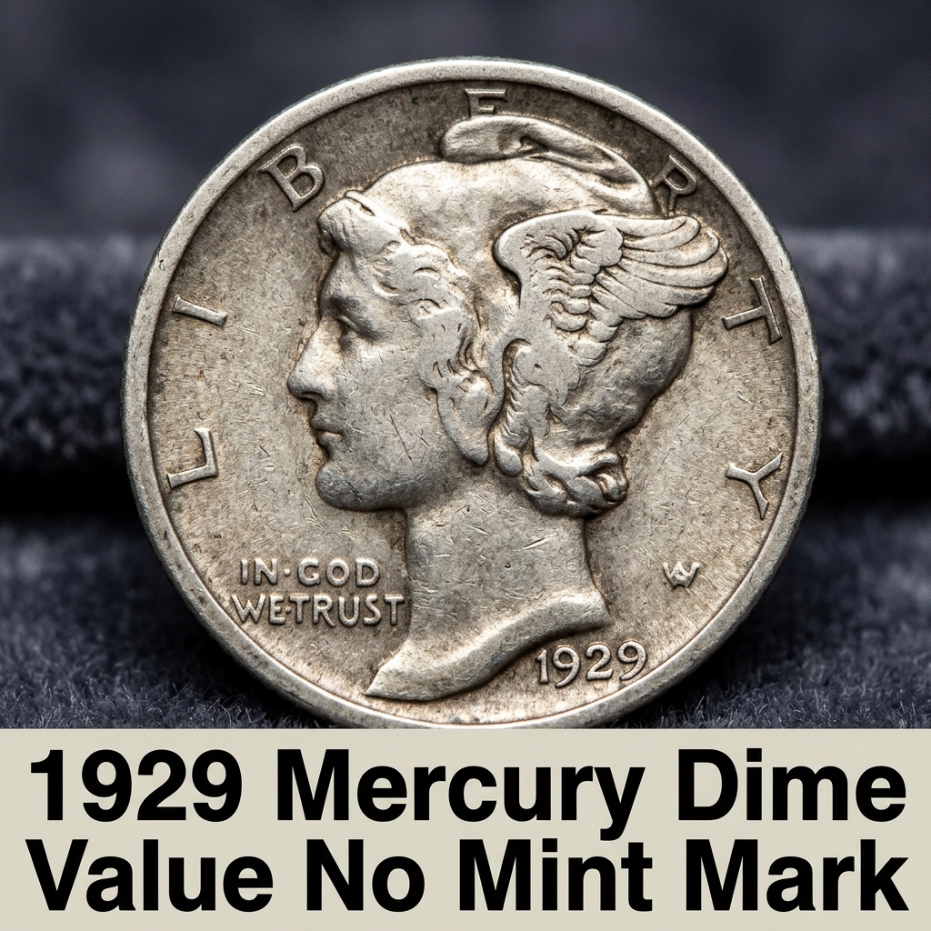 1929 Mercury Dime Value No Mint Mark What It's Worth Today