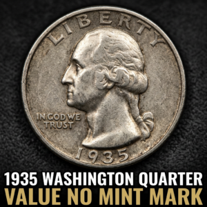1935 Washington Quarter Value No Mint Mark What It's Worth Today