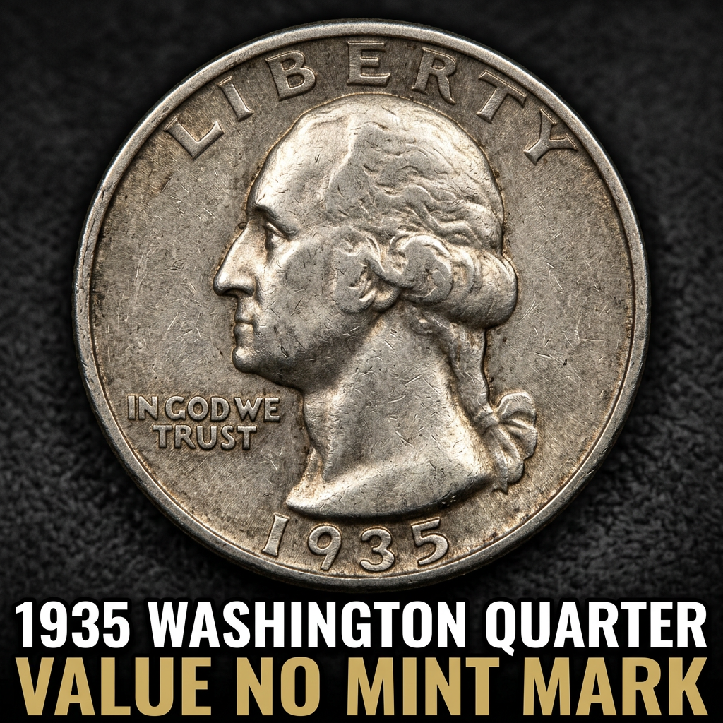 1935 Washington Quarter Value No Mint Mark What It's Worth Today