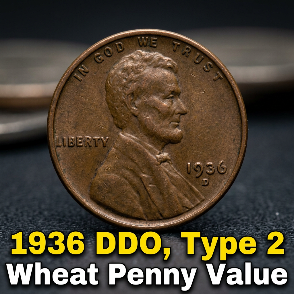 1936 DDO Type 2 Wheat Penny Value What Collectors Are Paying Today