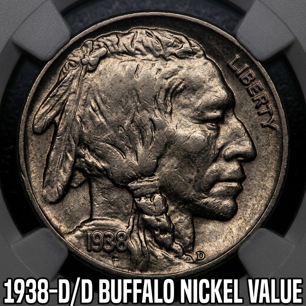 1938-D/D Buffalo Nickel Value and What Your Old Coin Could Be Worth