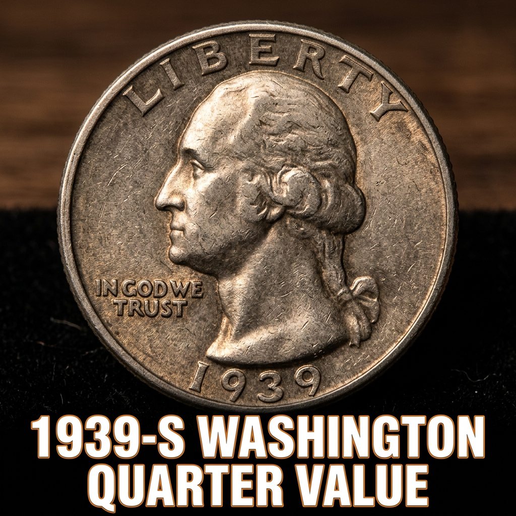 1939-S Washington Quarter Value What This San Francisco Mint Coin Is Worth Today