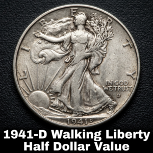1941-D Walking Liberty Half Dollar Value and What It's Worth Today