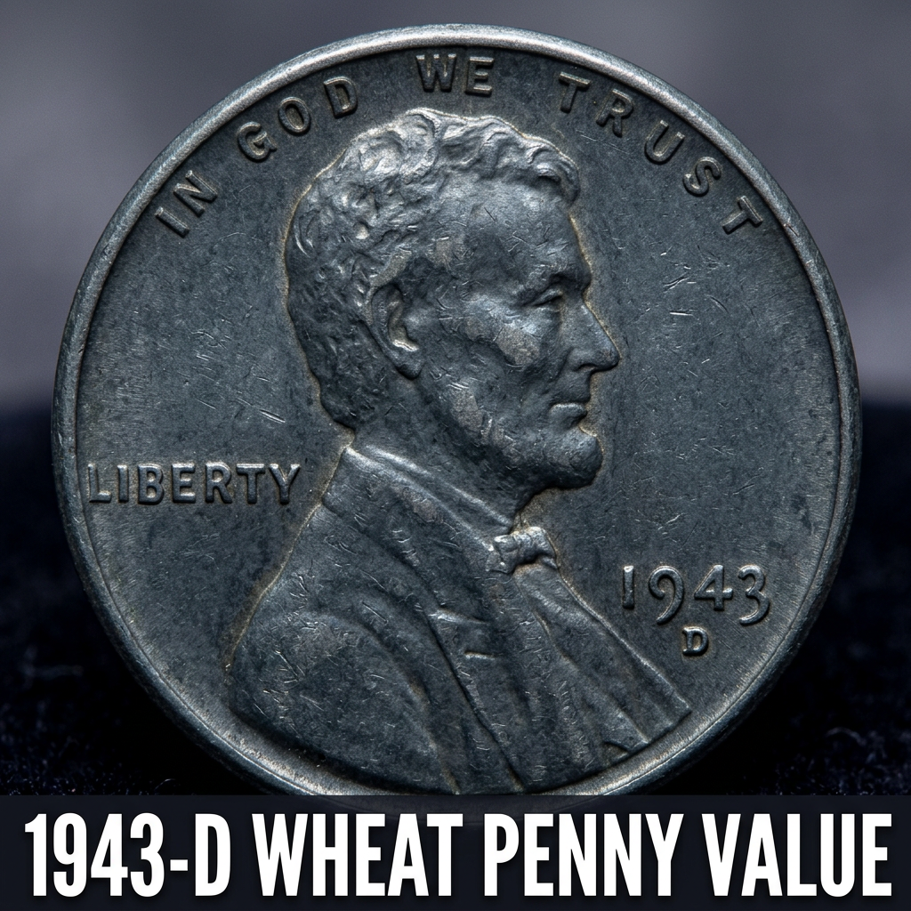 1943-D Wheat Penny Value Guide How Much Is Your Denver Mint Steel Cent Worth
