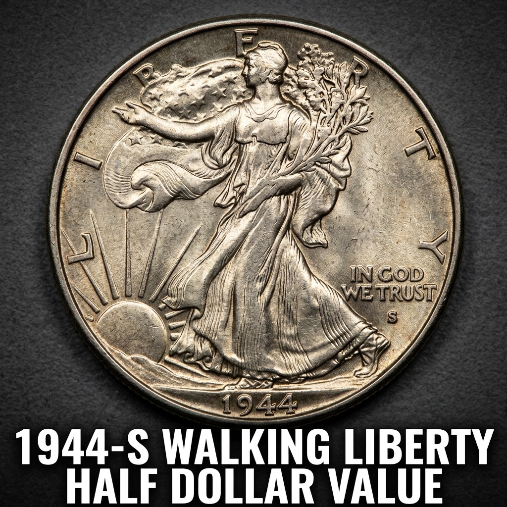 1944-S Walking Liberty Half Dollar Value Guide What Is It Worth Today