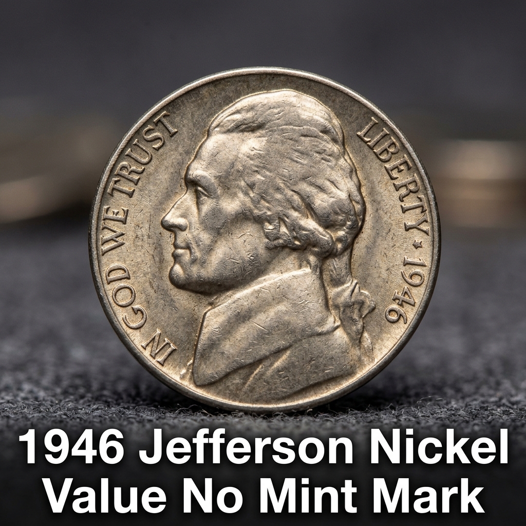 1946 Jefferson Nickel Value No Mint Mark What It's Worth Today