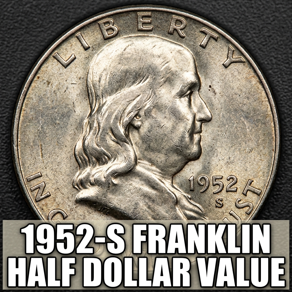 1952-S Franklin Half Dollar Value and What It's Worth Today