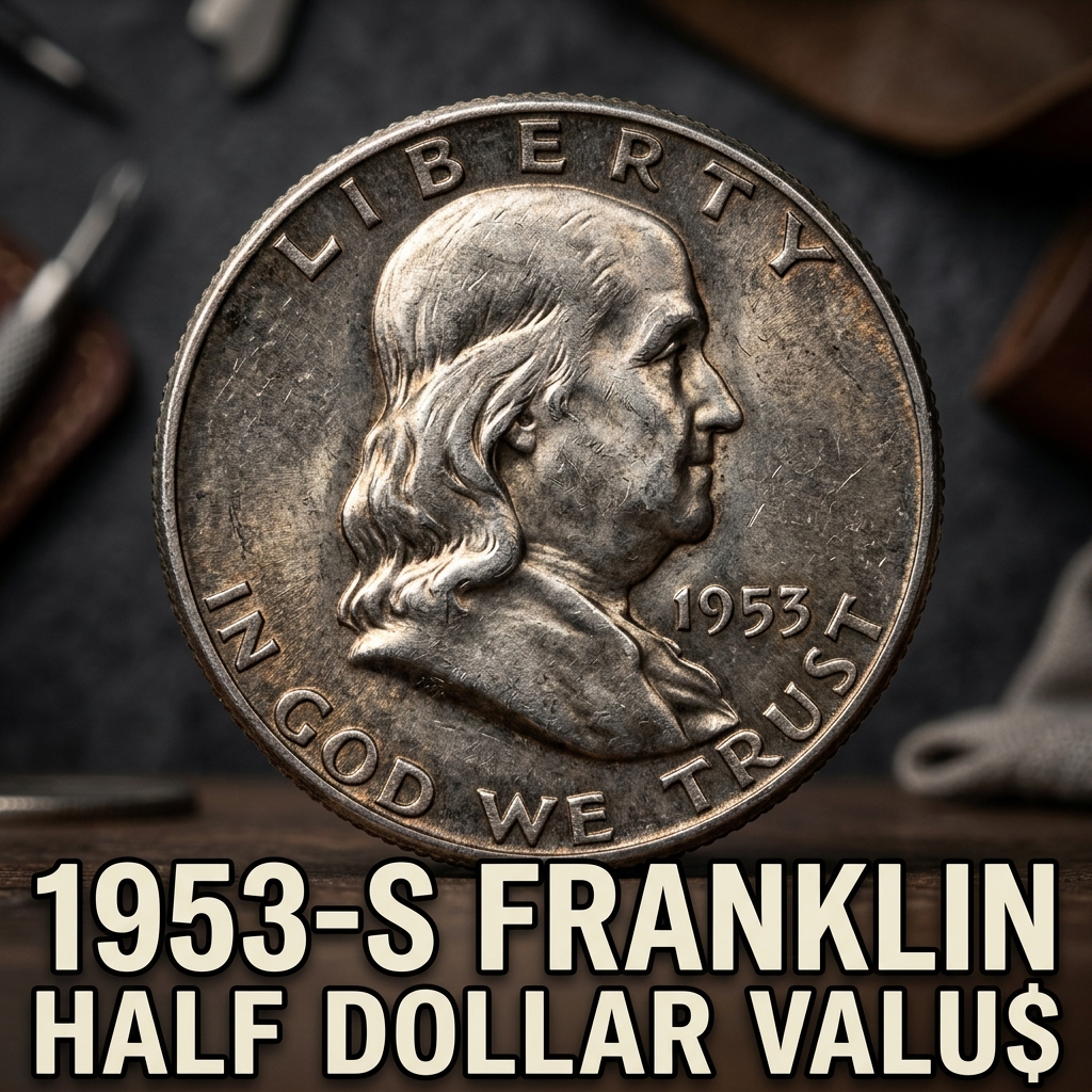 1953-S Franklin Half Dollar Value What It's Really Worth Today