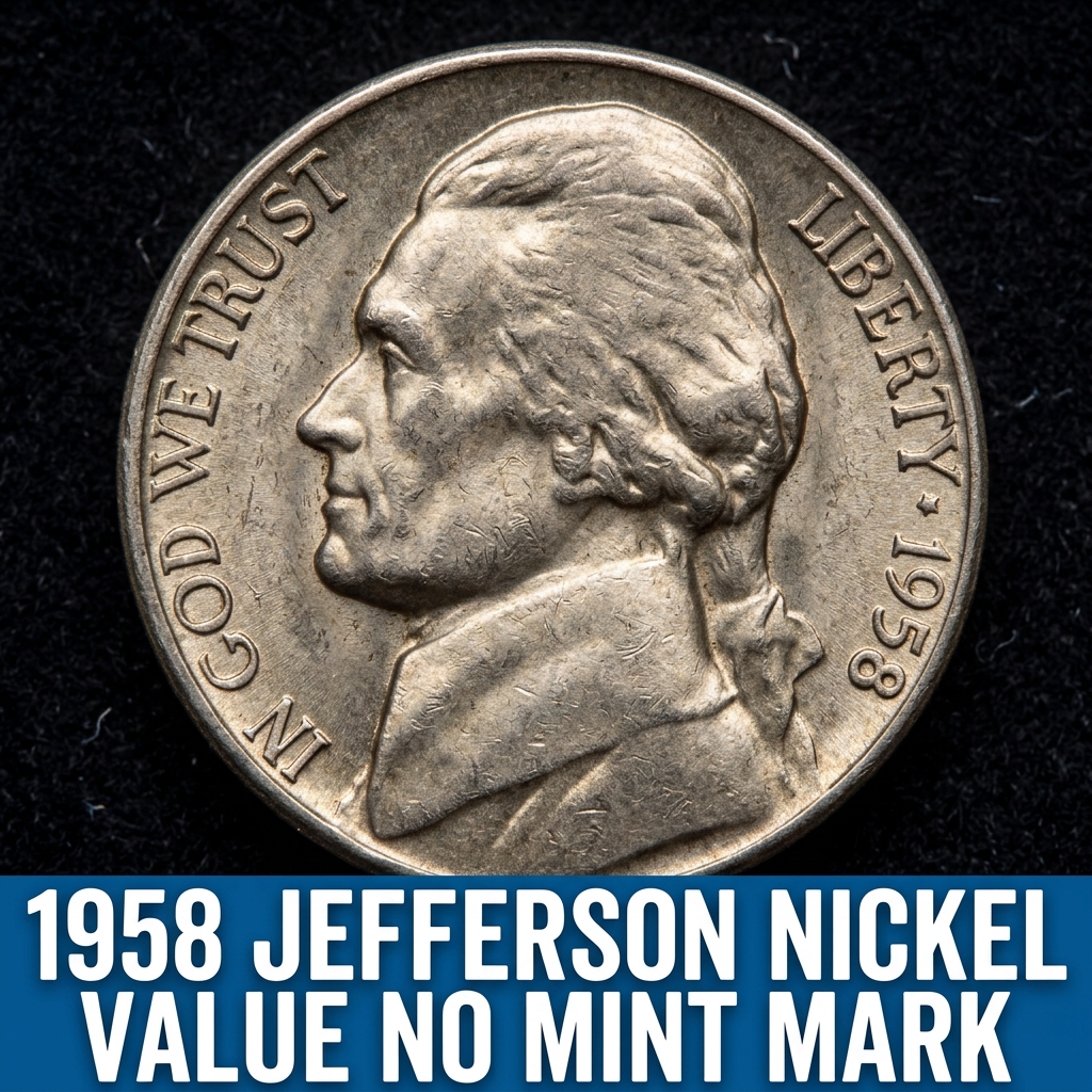 1958 Jefferson Nickel Value No Mint Mark — What It's Worth and Why