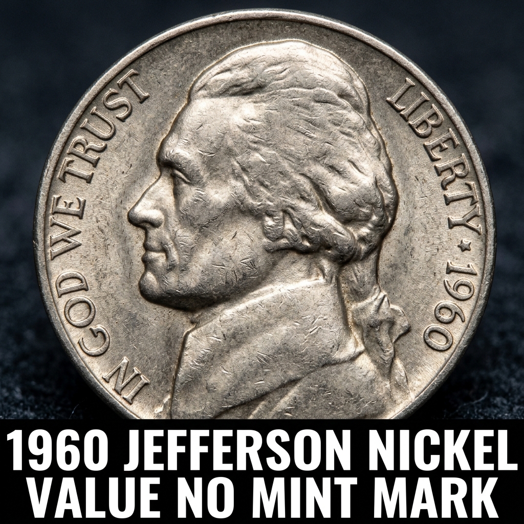 1960 Jefferson Nickel Value No Mint Mark What It's Worth Today
