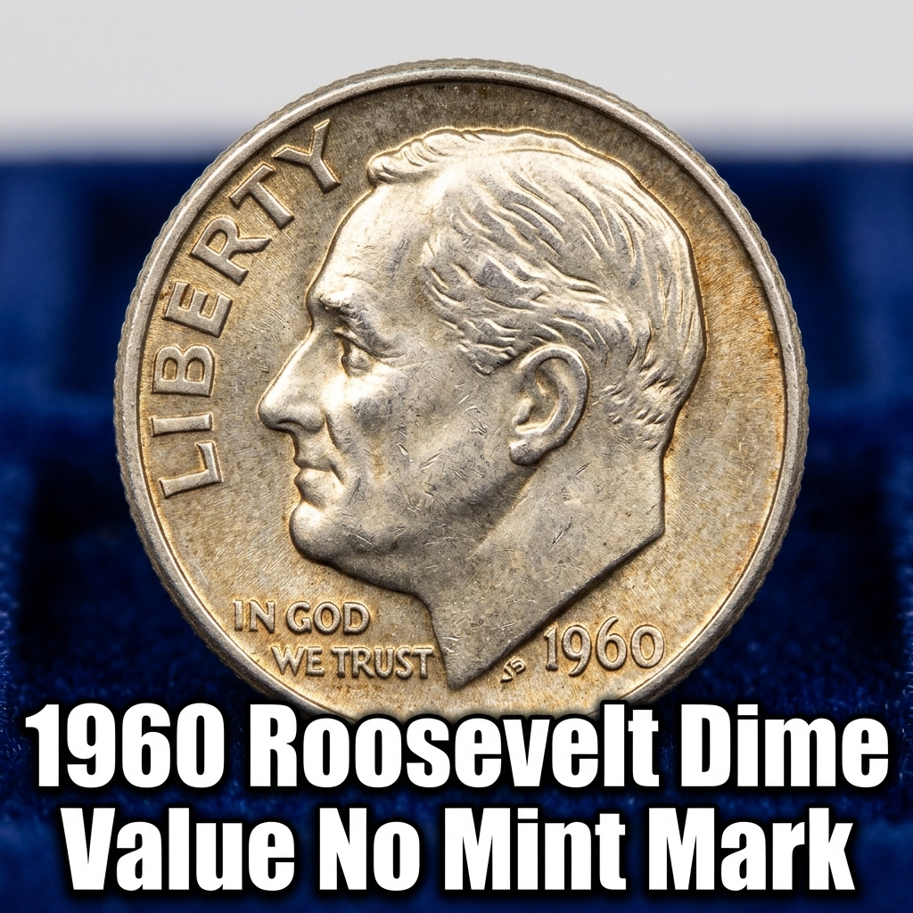 1960 Roosevelt Dime Value No Mint Mark What It's Really Worth