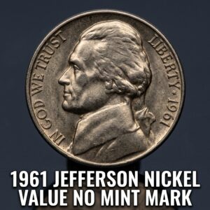 1961 Jefferson Nickel Value No Mint Mark What It's Really Worth