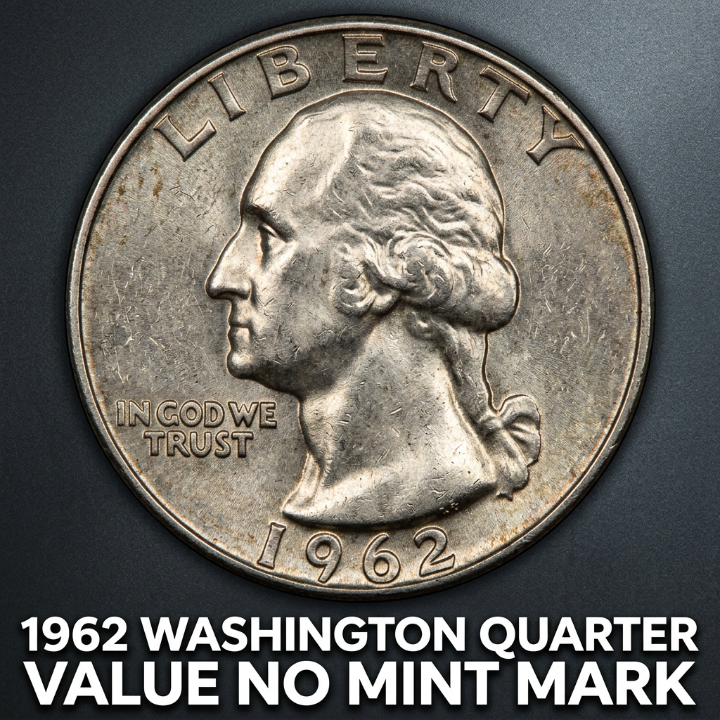 1962 Washington Quarter Value With No Mint Mark and What It's Worth Today