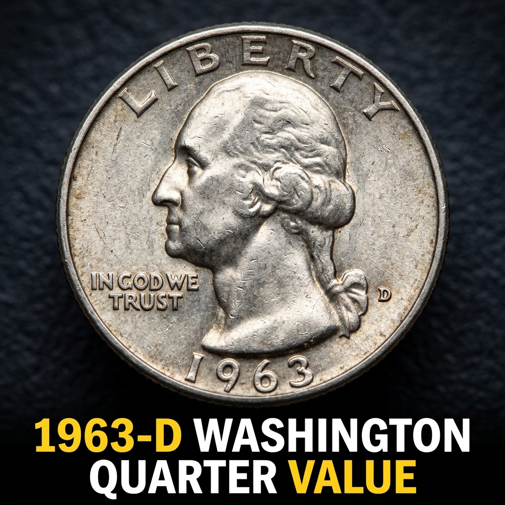 1963-D Washington Quarter Value Guide How Much Is It Worth Today