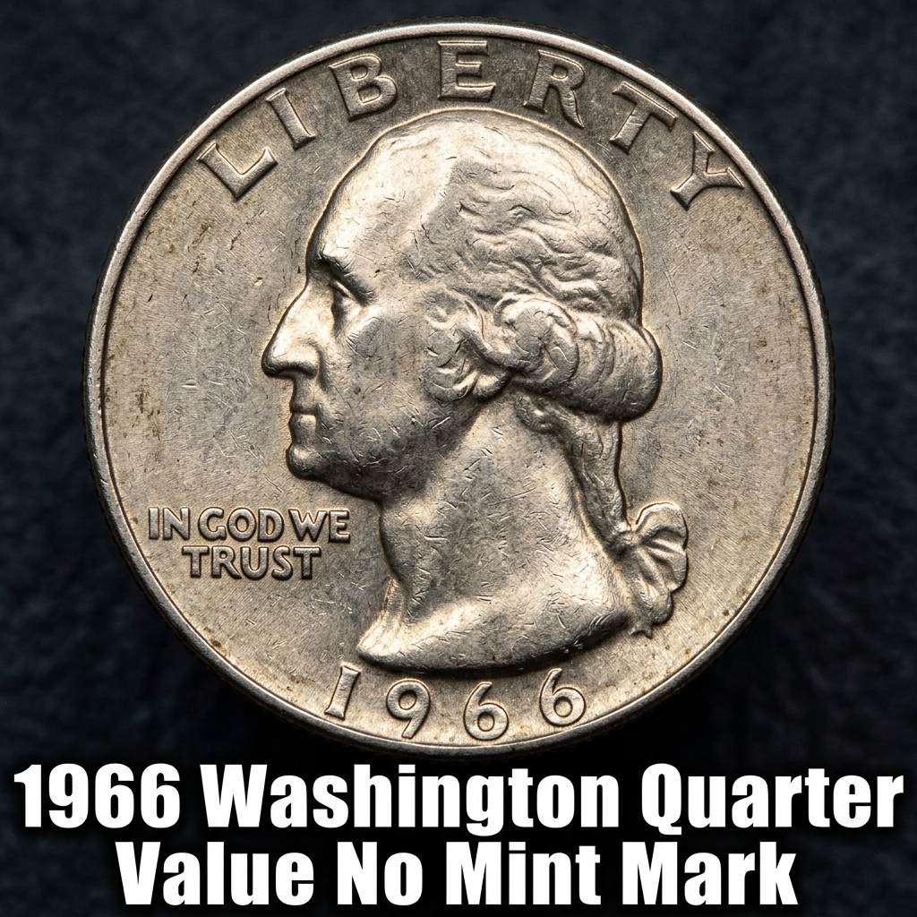 1966 Washington Quarter Value No Mint Mark and What It's Worth Today