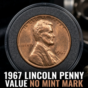 1967 Lincoln Penny Value No Mint Mark and What It's Worth Today