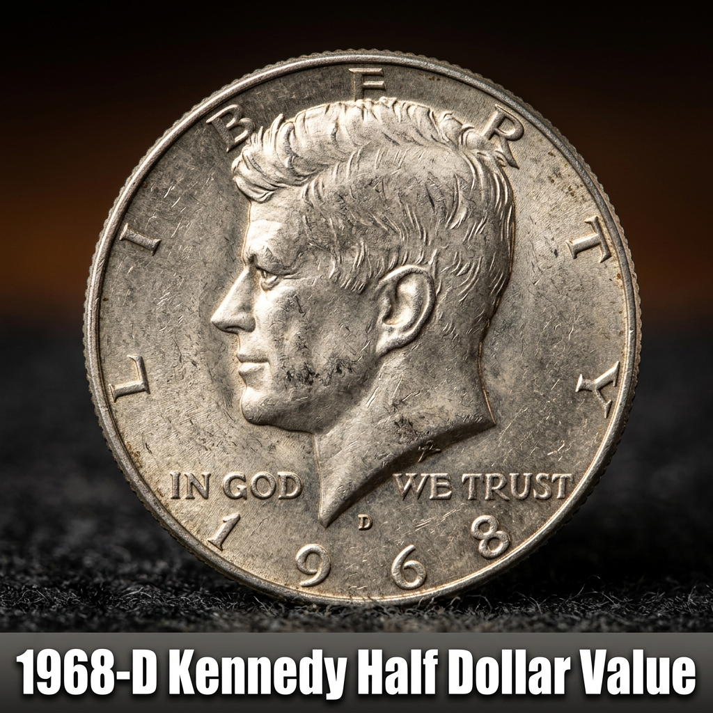 1968-D Kennedy Half Dollar Value and What It's Worth Today