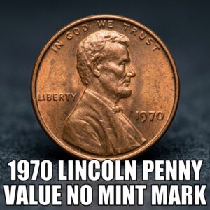 1970 Lincoln Penny Value No Mint Mark and What It's Worth Today