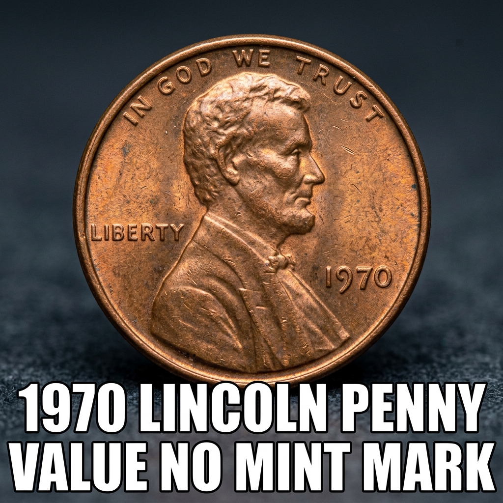 1970 Lincoln Penny Value No Mint Mark and What It's Worth Today