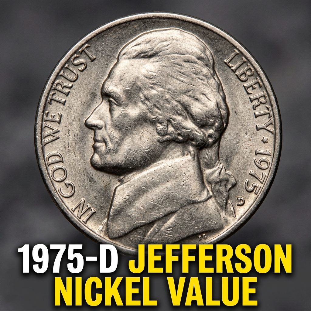 1975-D Jefferson Nickel Value Guide What It's Worth and How to Find Out