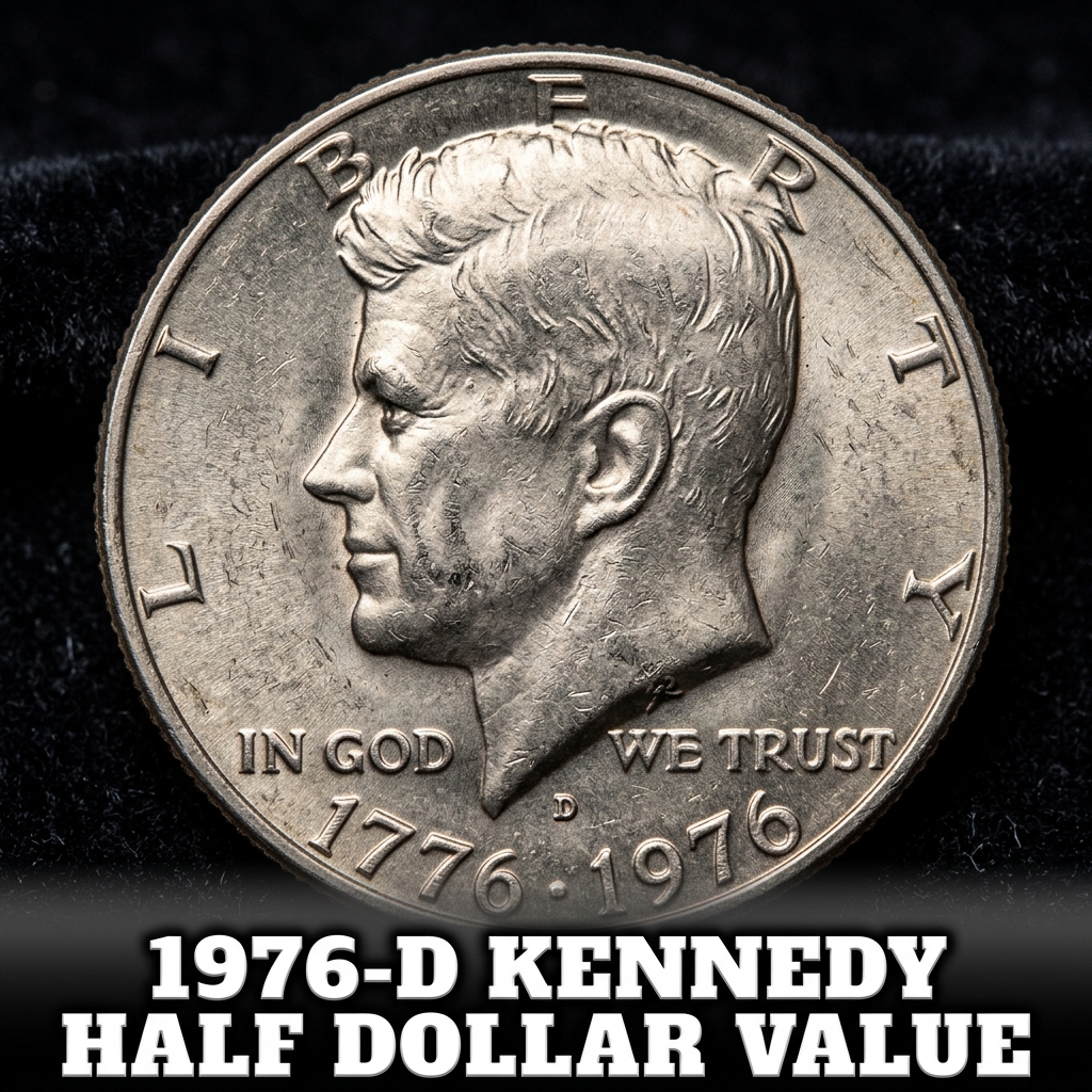 1976-D Kennedy Half Dollar Value and What It's Worth Today