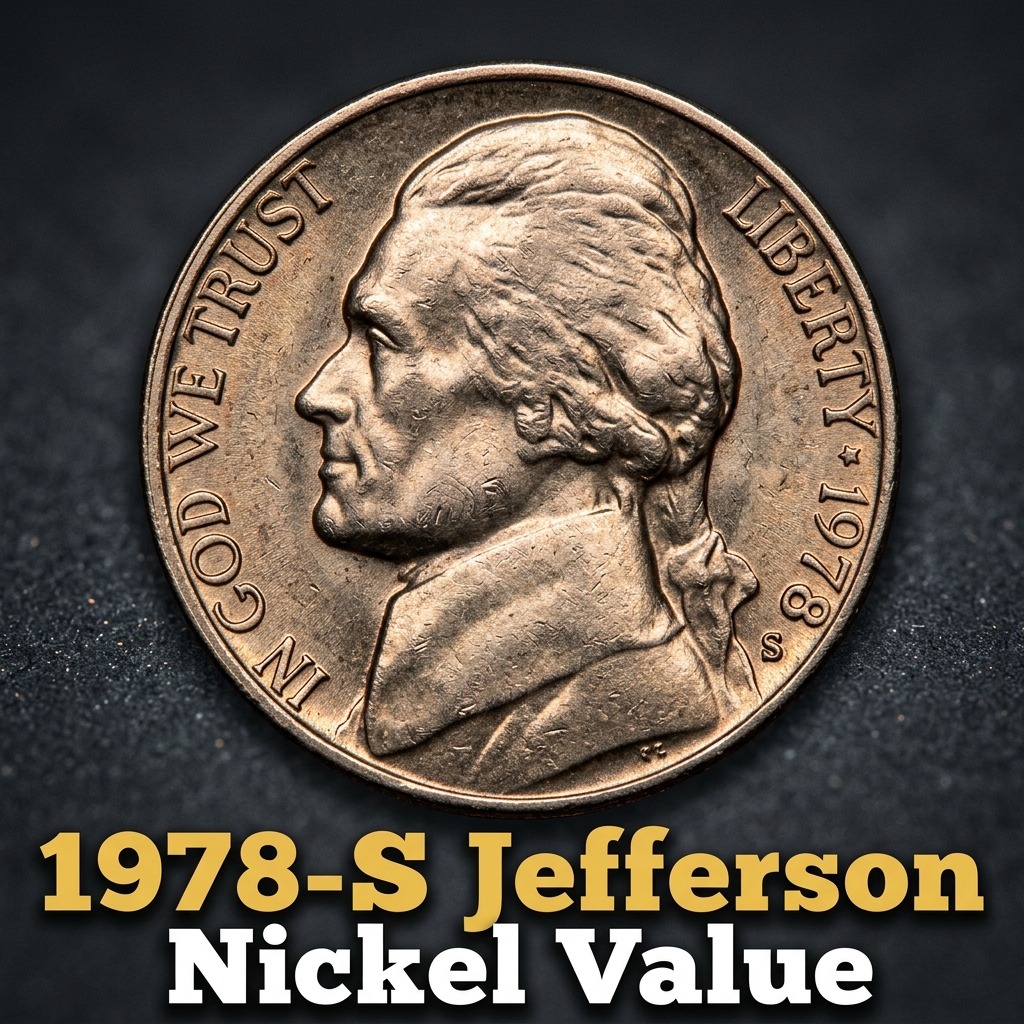 1978-S Jefferson Nickel Value How Much Is It Worth Today