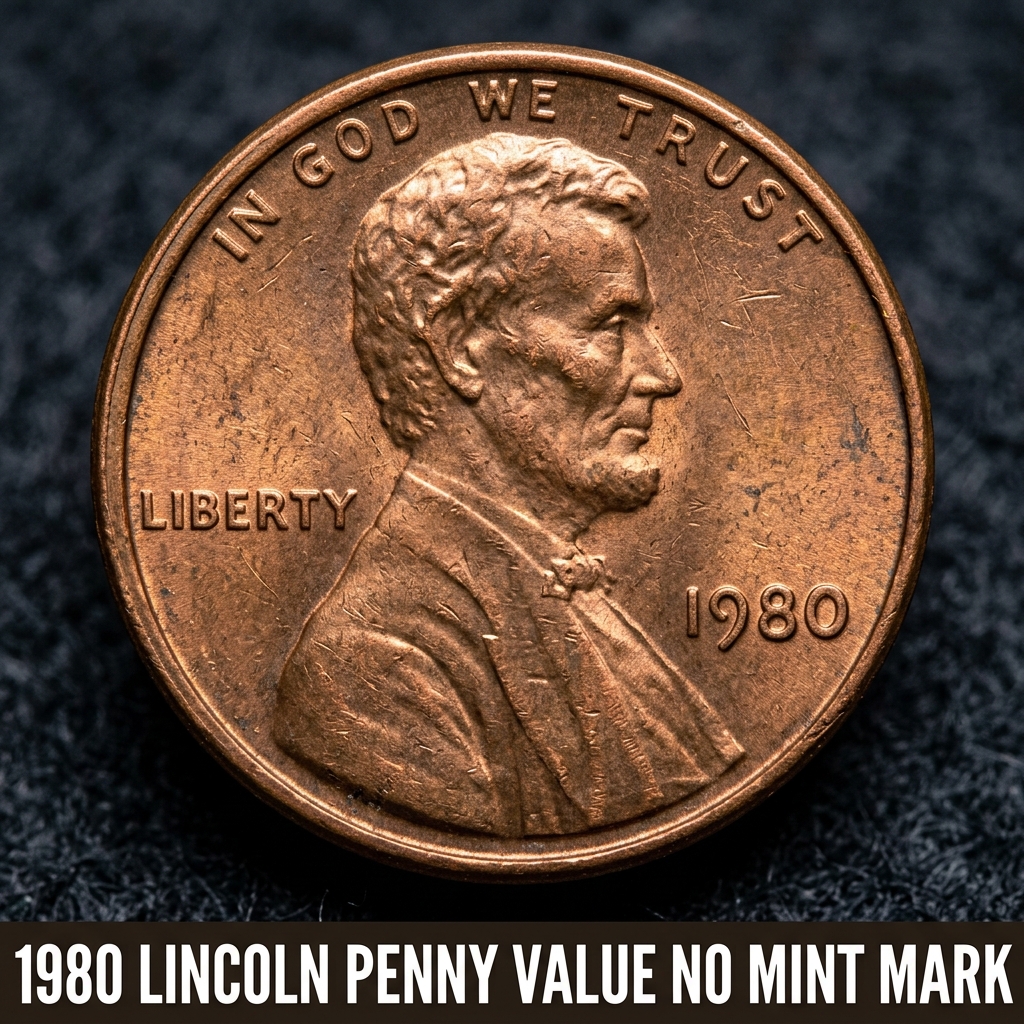 1980 Lincoln Penny Value No Mint Mark What It's Really Worth Today