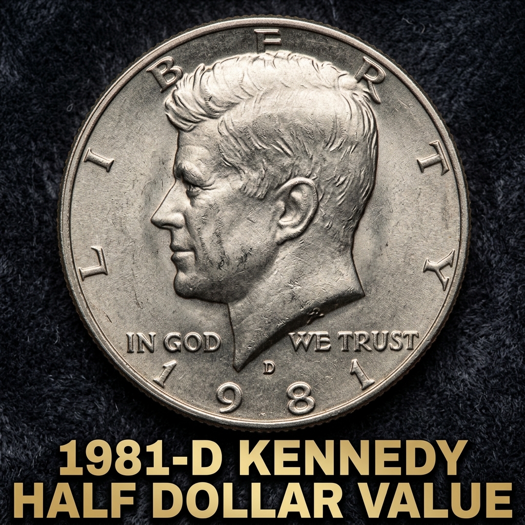 1981-D Kennedy Half Dollar Value and What It's Worth Today