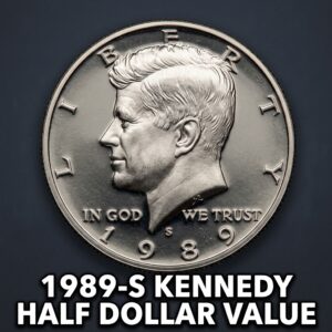 1989-S Kennedy Half Dollar Value and What It's Worth Today