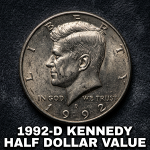 1992-D Kennedy Half Dollar Value and What It's Worth Today