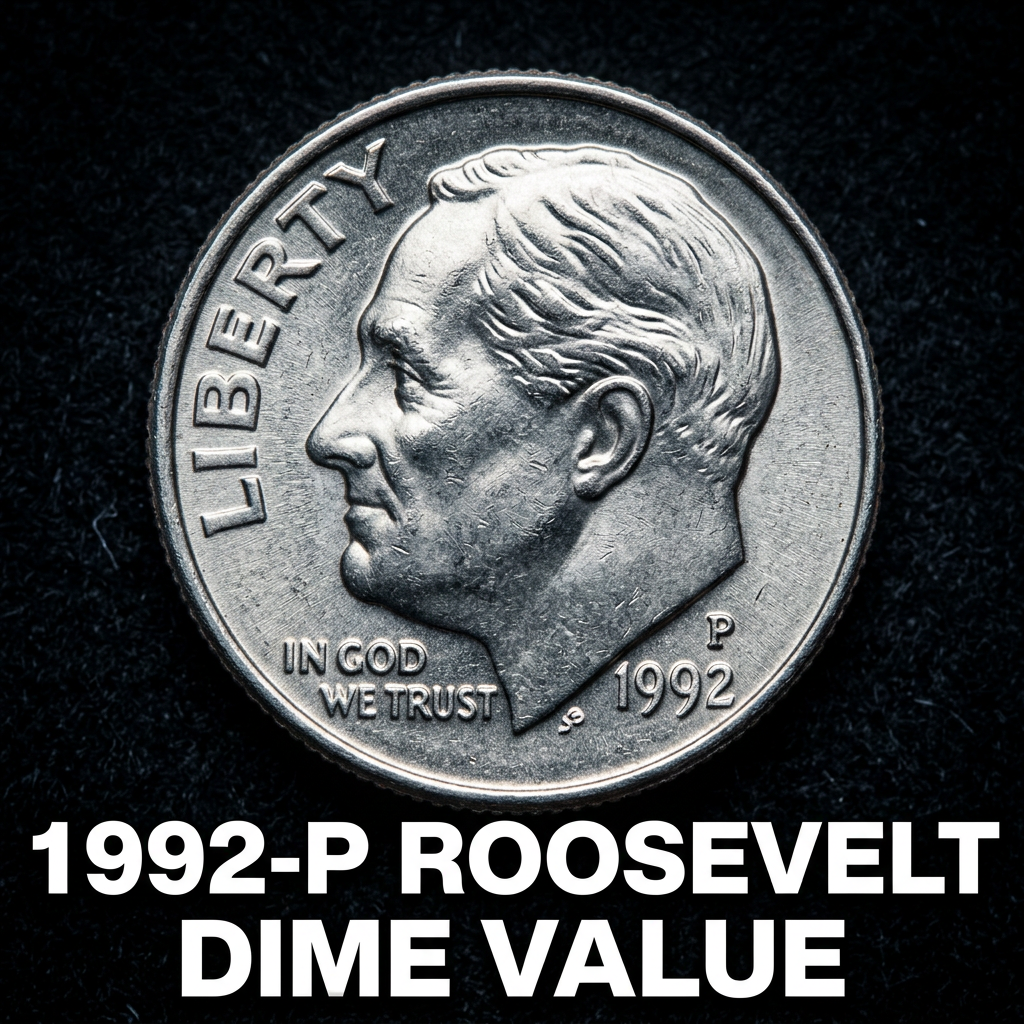 1992-P Roosevelt Dime Value What It's Really Worth and When to Hold On