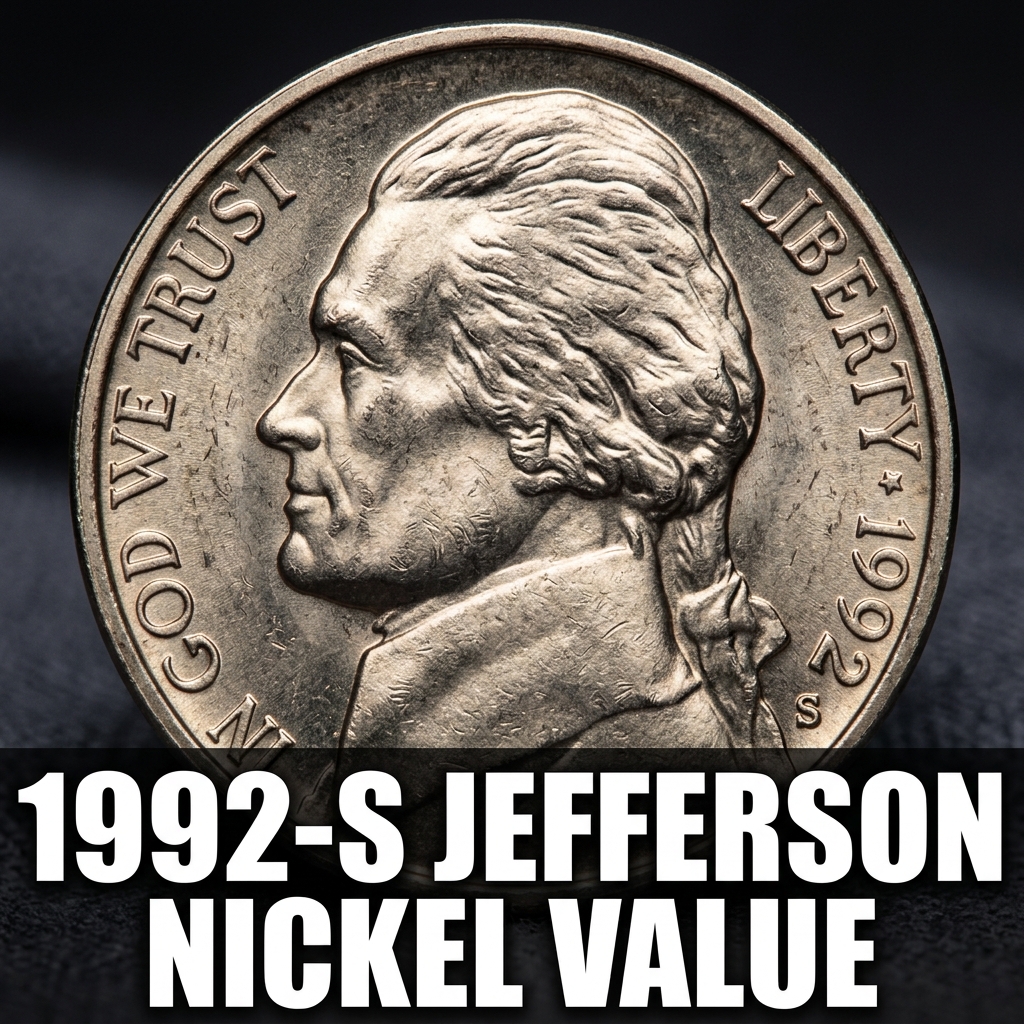 1992-S Jefferson Nickel Value and What Collectors Are Actually Paying