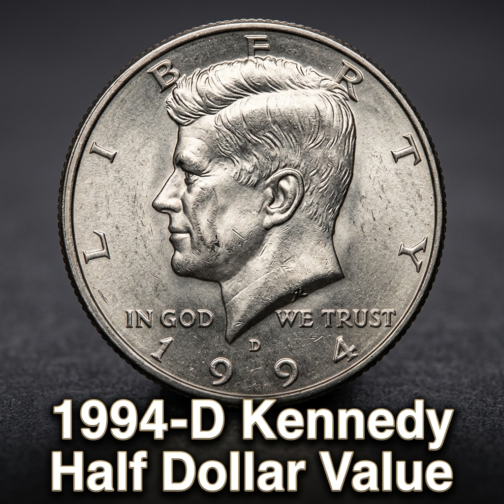 1994-D Kennedy Half Dollar Value and What It's Worth Today
