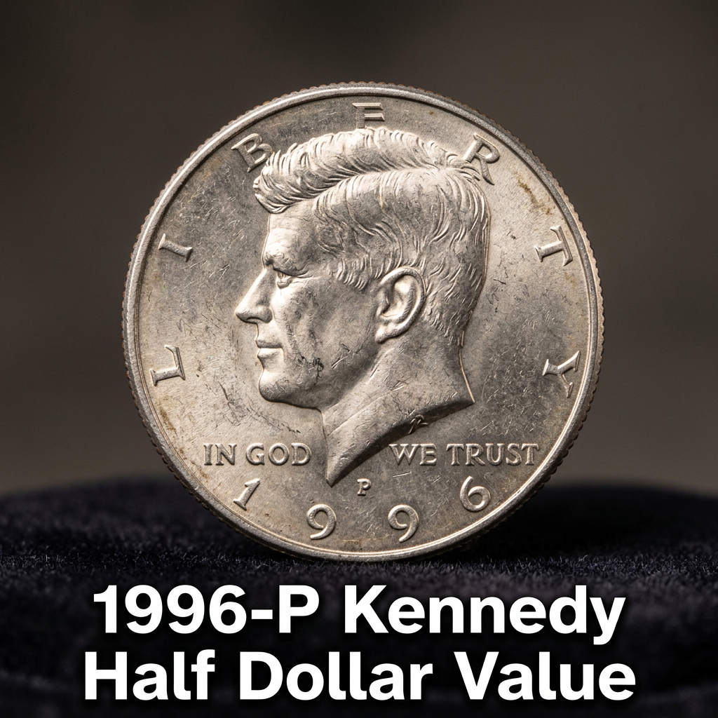 1996-P Kennedy Half Dollar Value and What It's Worth Today