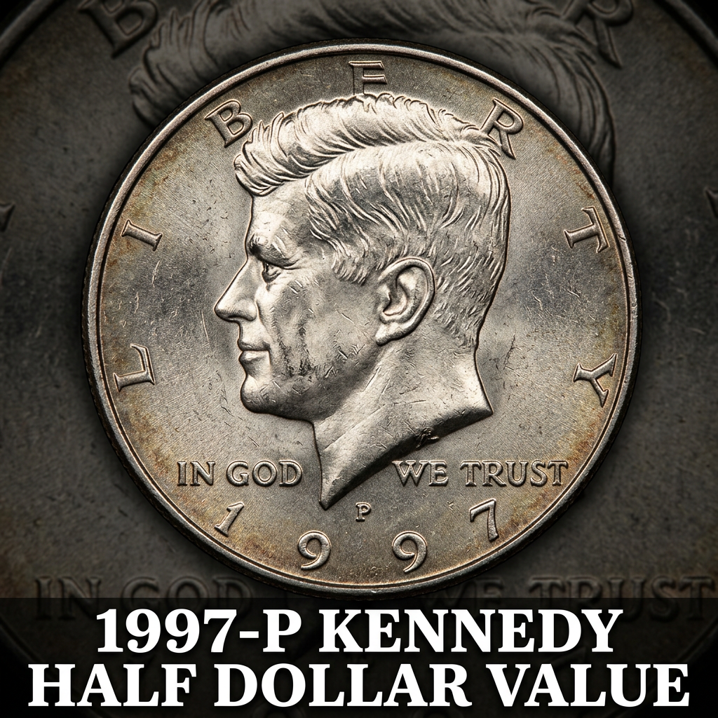 1997-P Kennedy Half Dollar Value and What It's Really Worth Today