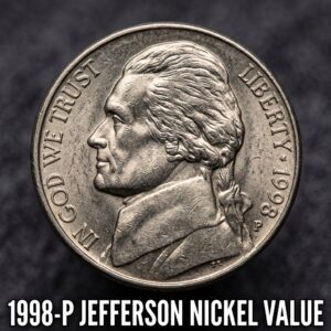 1998-P Jefferson Nickel Value How Much Is It Worth Today