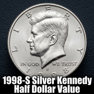 1998-S Silver Kennedy Half Dollar Value and What It's Really Worth Today